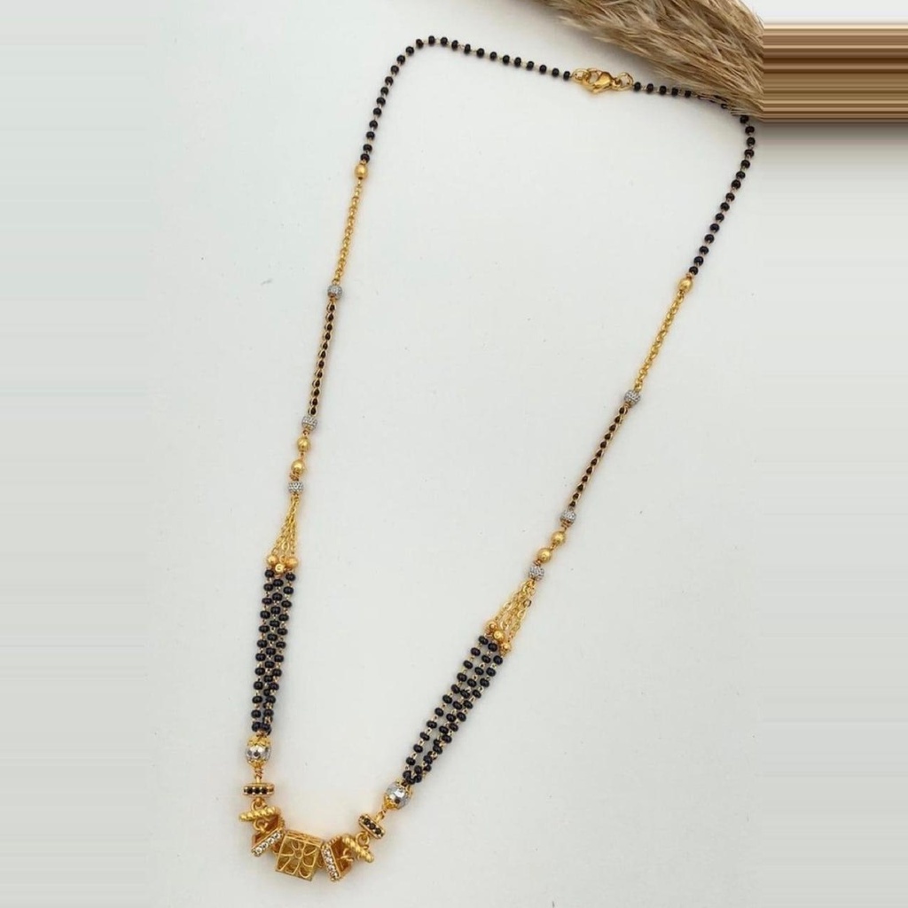 Short Gold Mangalsutra