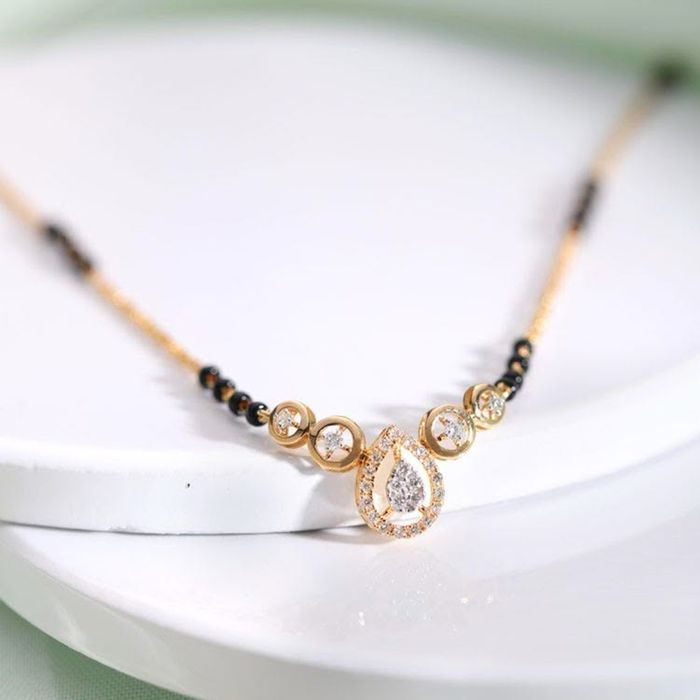 Diamond mangalsutra