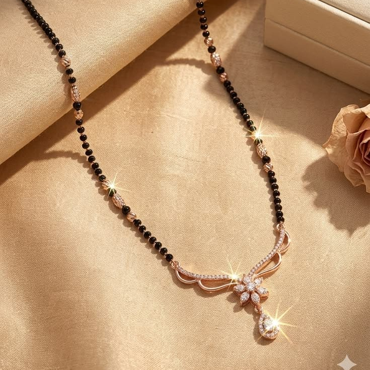 Diamond mangalsutra