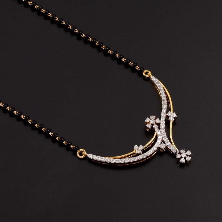 Diamond mangalsutra