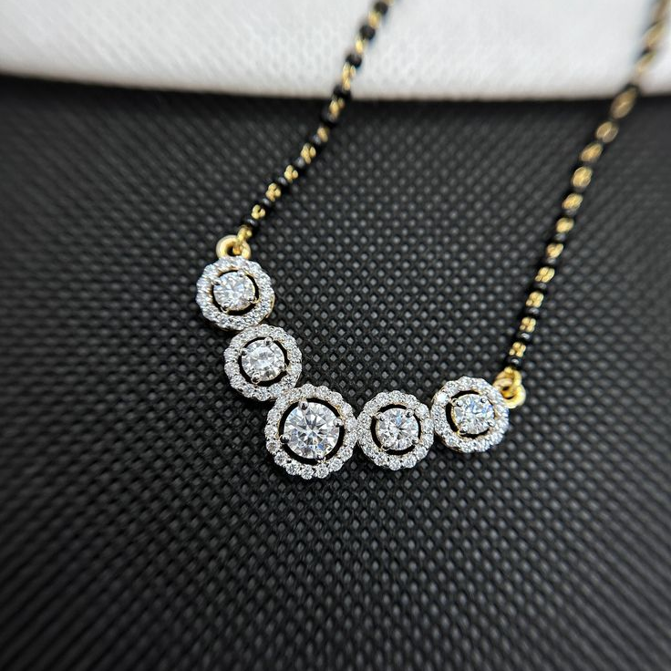 Diamond mangalsutra