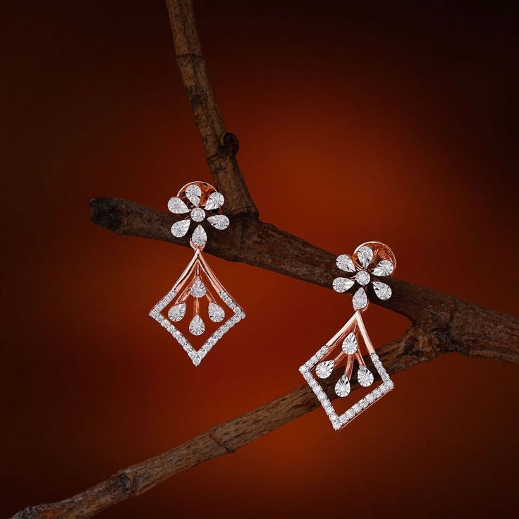 Diamond earrings