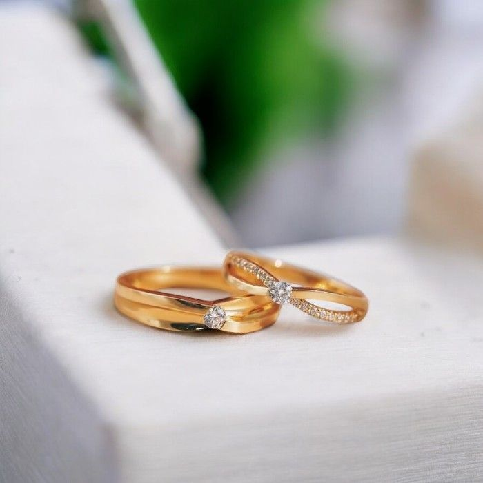 Couple diamond ring