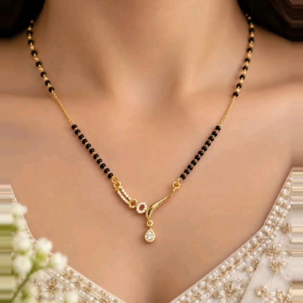 Short Gold Mangalsutra
