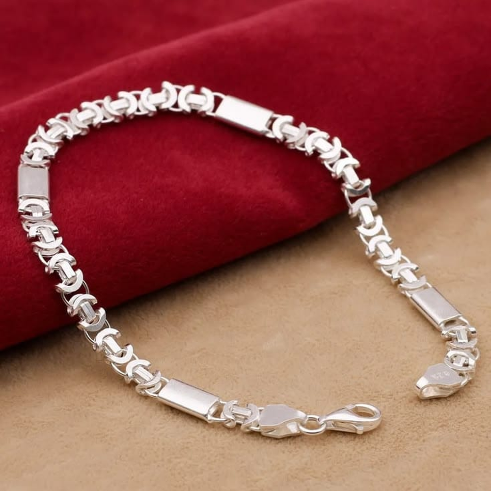 Silver man's bracelet