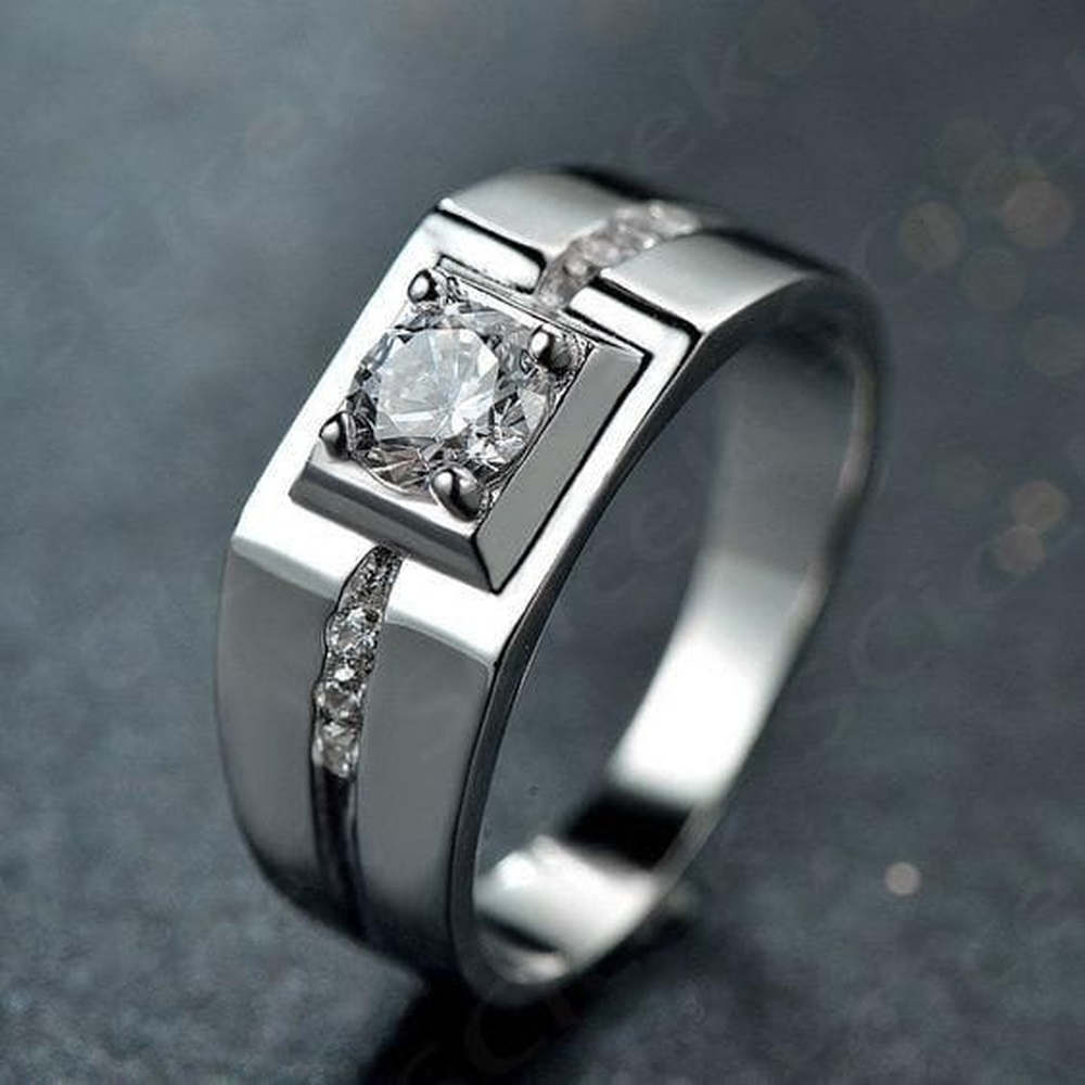 Silver man's ring