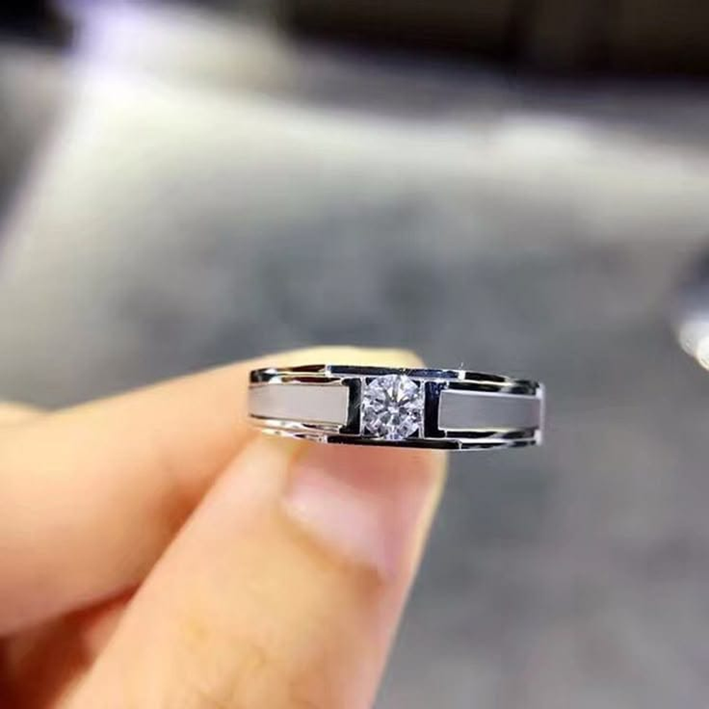 Silver man's ring