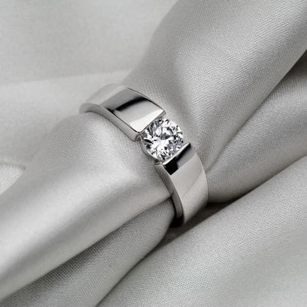 Silver man's ring