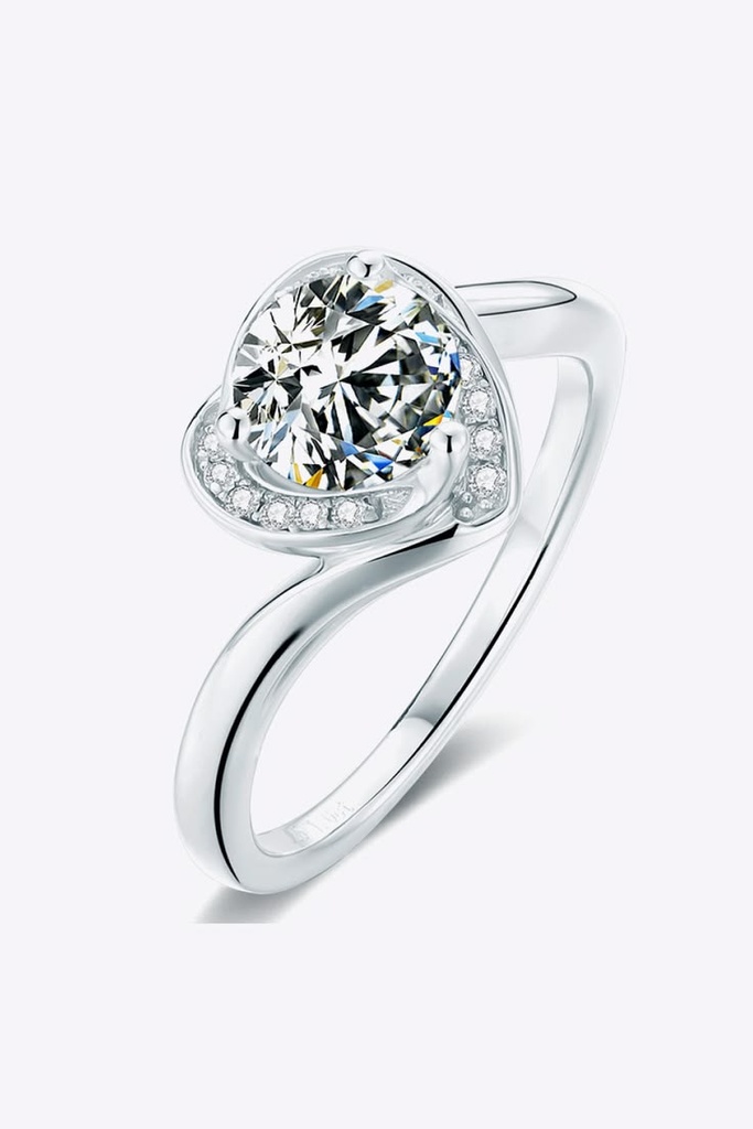 Silver women's ring